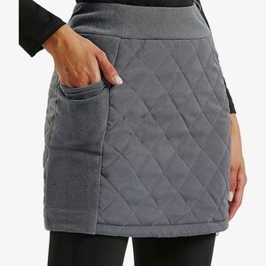 JACK SMITH Women's Puffer Quilted Skirt Insulated Warm